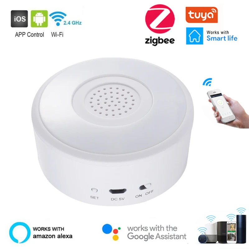 

Tuya Wifi светильник сирена 100dB громкоговоритель Крытый Беспроводной 433 МГц стробовая сирена охранная сигнализация для Tuya 4G Gsm сигнализация Сис...