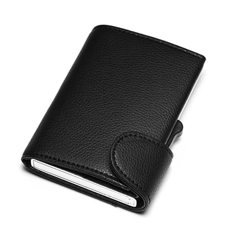 BISI GORO с функцией блокировки RFID карты Чехол Алюминий коробка держатель для карт ID