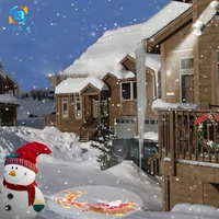 christmas decorations for home outdoor 2019 portable gobo projector hd rotary image snowman deer santa claus support custom gobo