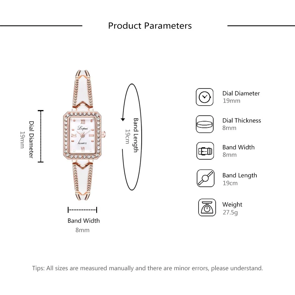 

Unique Design Rectangle Dial Diamond Quartz Watch Stainless Steel Ladies Wristwatch Montre Femme Relogio Feminino Drop Ship