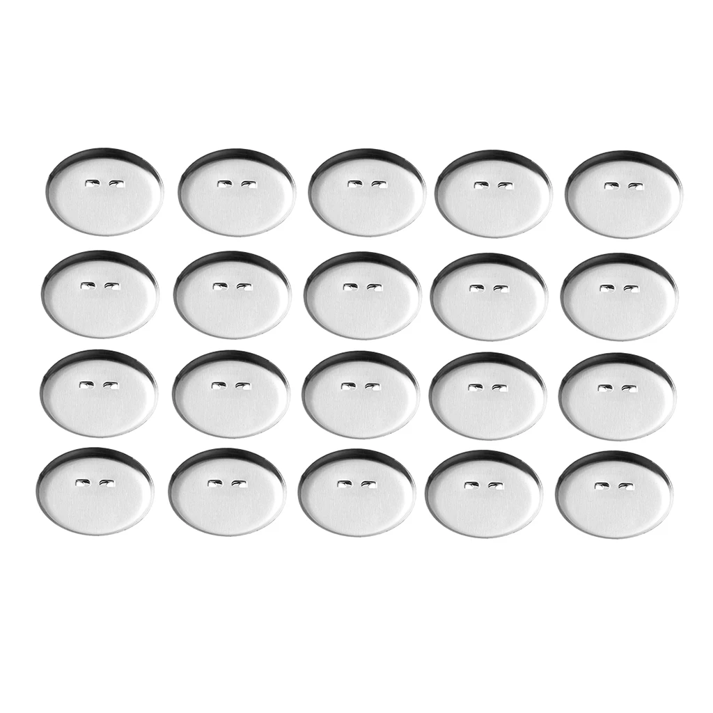 

50 Pieces Round Cabochon Brooch For DIY Jewelry Making Manual