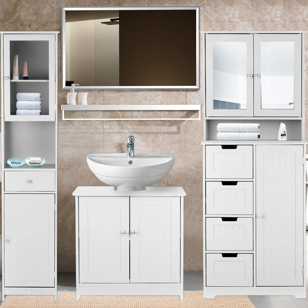 IKayaa шкаф для ванной комнаты мебель органайзер хранения шкафы туалетный столик |