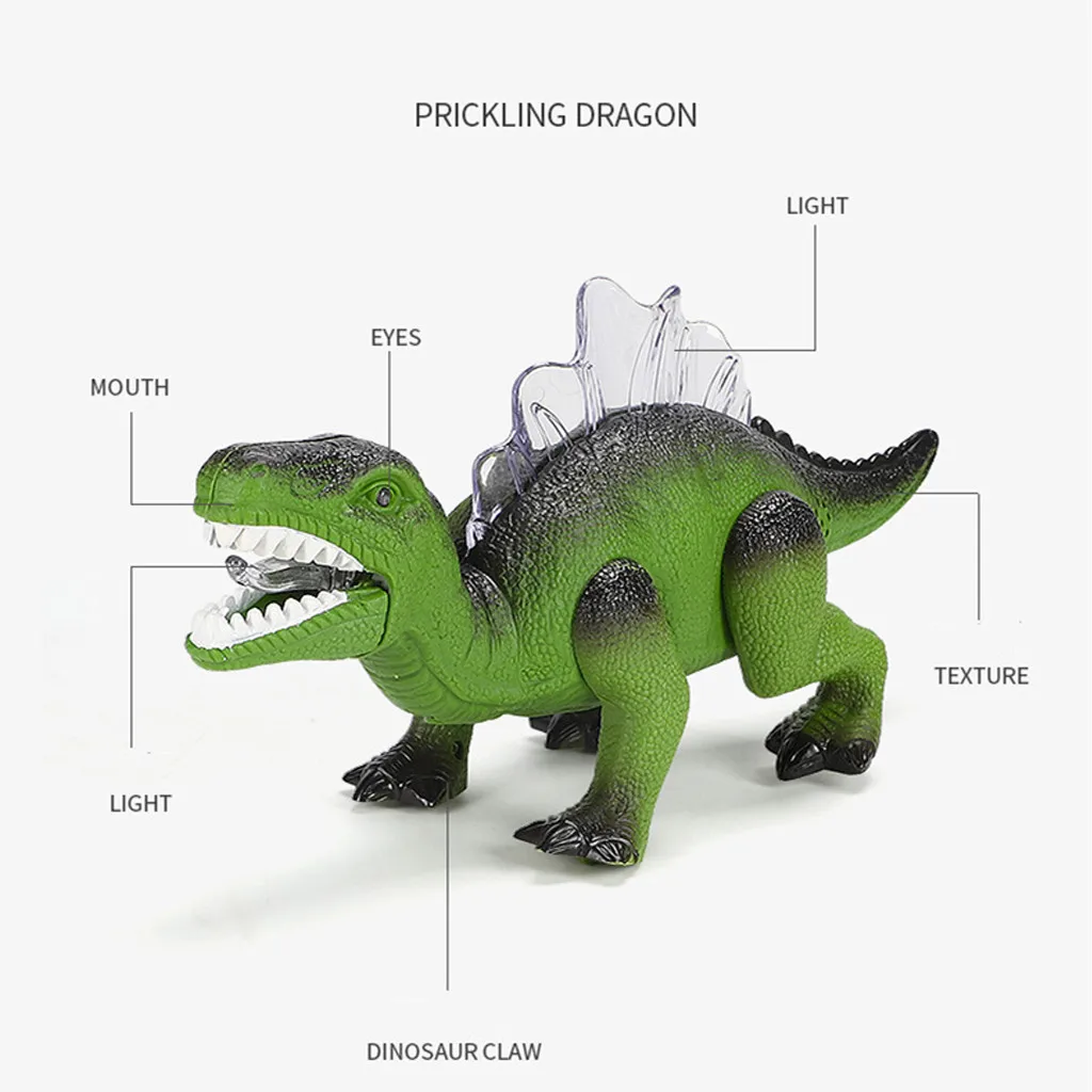 Electronic Roaring Dinosaur Walking Sound Light Interactive Robot Kids Toy Gift Model juguetes kids toys brinquedos игрушки New |