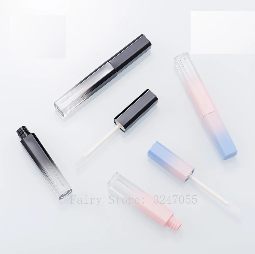 10 Вт 30 50 шт. пустой черный белый цвет круглая бутылка для блеска губ Макияж