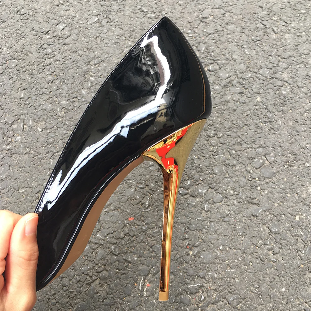 Женские туфли-лодочки на очень высоком каблуке 14 см | Обувь