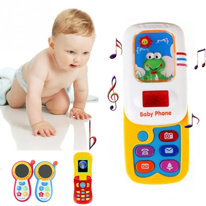 Фото Электронный игрушечный телефон для детей детский мобильный elephone развивающие
