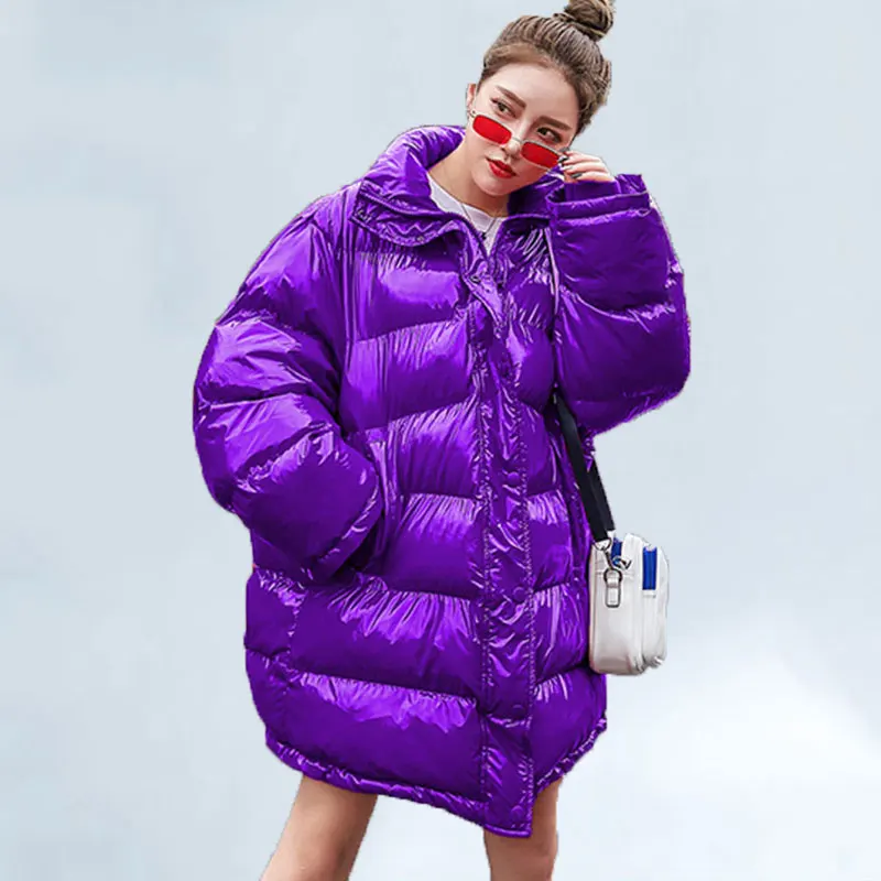 Яркое лицо, хлопковое Женское пальто, длинный Зимний пуховик для женщин, плюс размер, толстая парка Харадзюку, теплые куртки, Свободное пальто 103