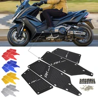 new motorcycle floorboards foot pegs pedal for kymco ak550 kymco ak 550 2017 2020 front and rear footrest footboard step
