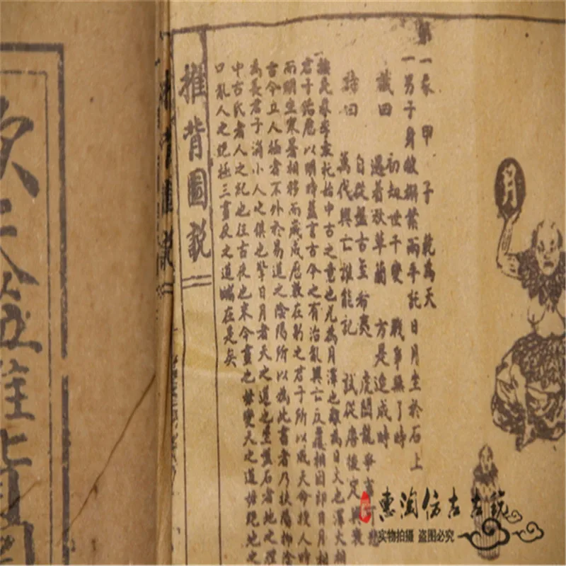Китайские старые книги с прострочкой Fengshui для предсказаний гадания | Дом и сад