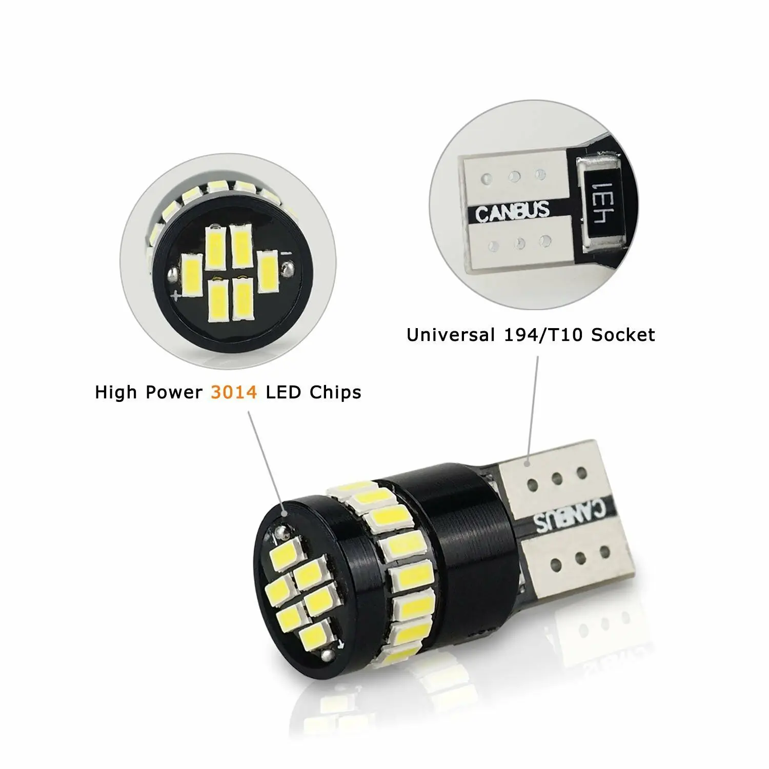 2x T10 501 194 W5W SMD 24 светодиодный автомобильные ксеноновые белые женские туфли на платформе светильник лампочка