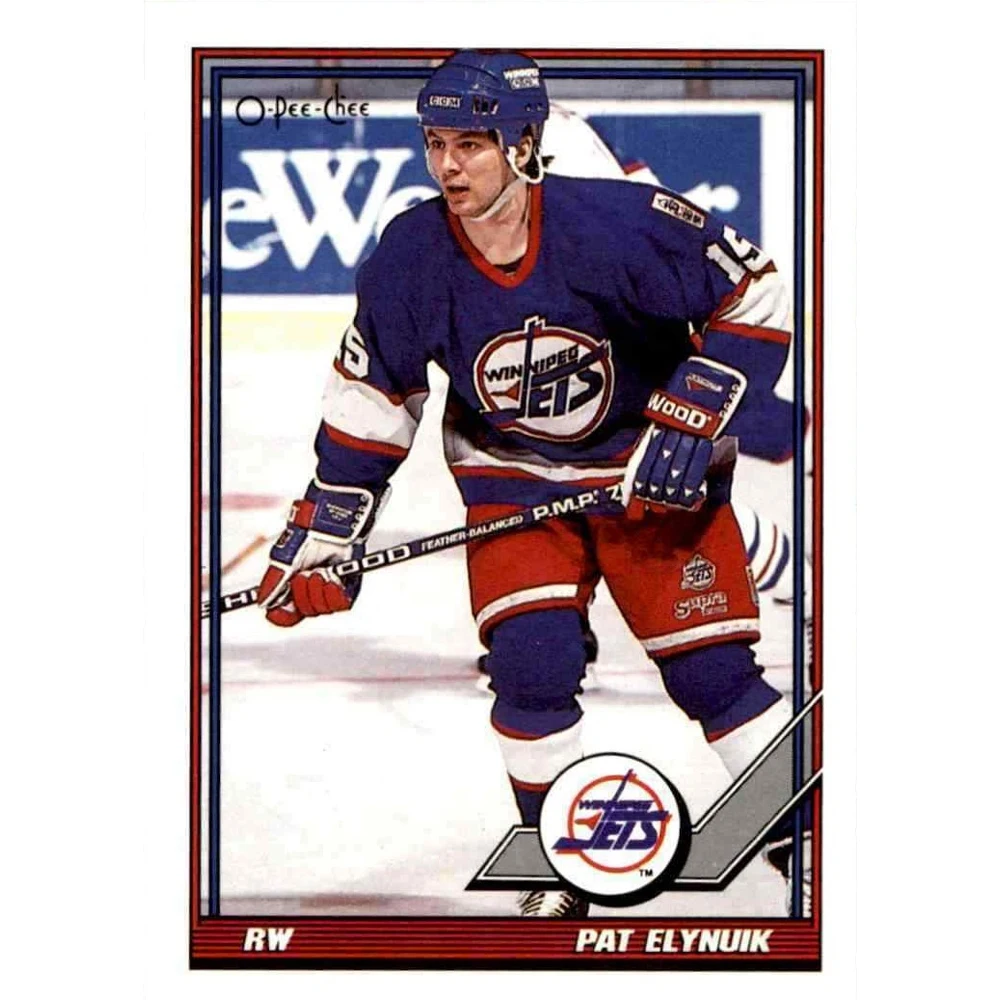 O-Pee-Chee 1991 Коллекционная хоккейная карточка №326 Pat Elynuik | Игрушки и хобби