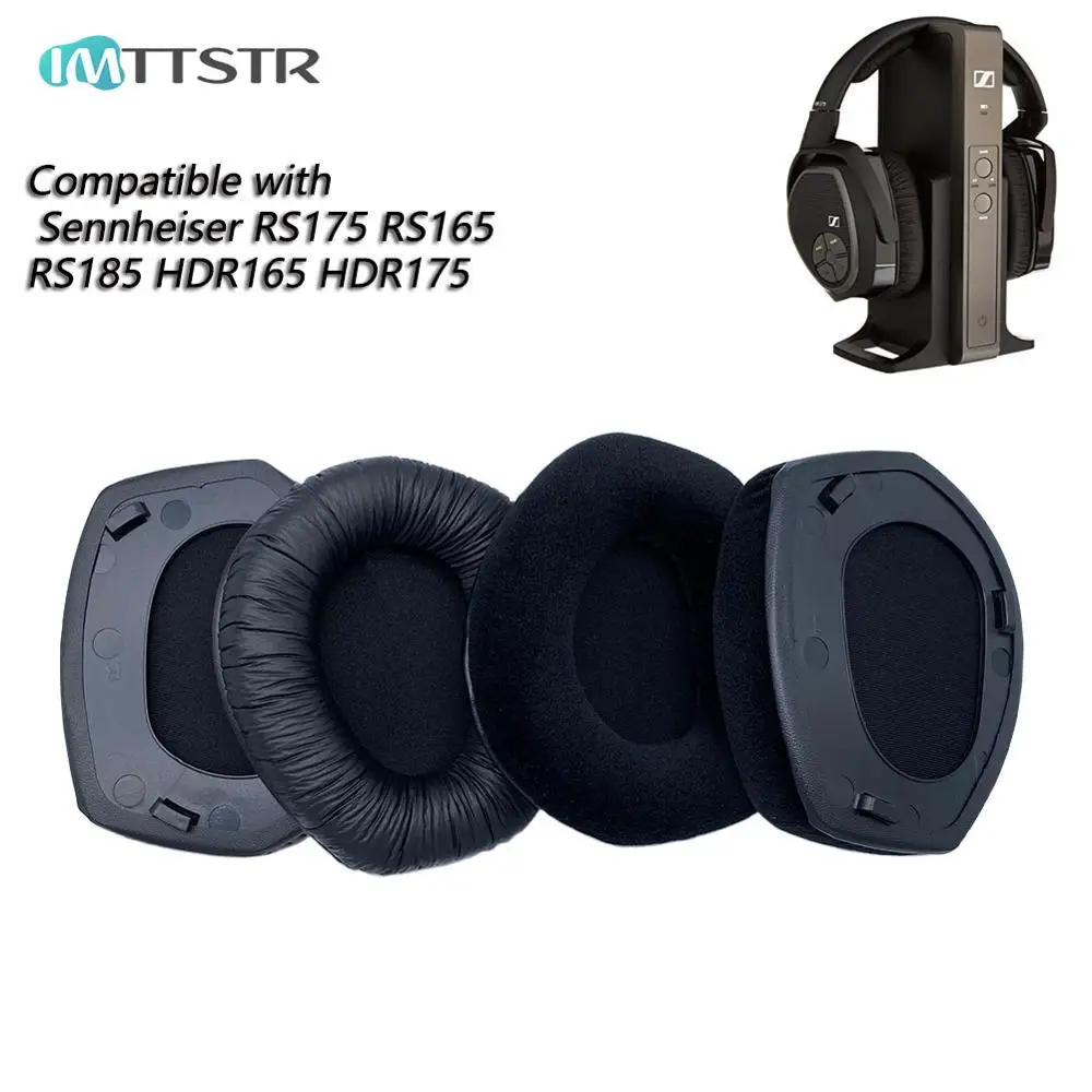 

Ear pads for Sennheiser RS165 RS175 RS185 RS195 HDR165 HDR175 HDR185 HDR195 Plastic Hooks Headset Cushion Cover Earpads Earmuff