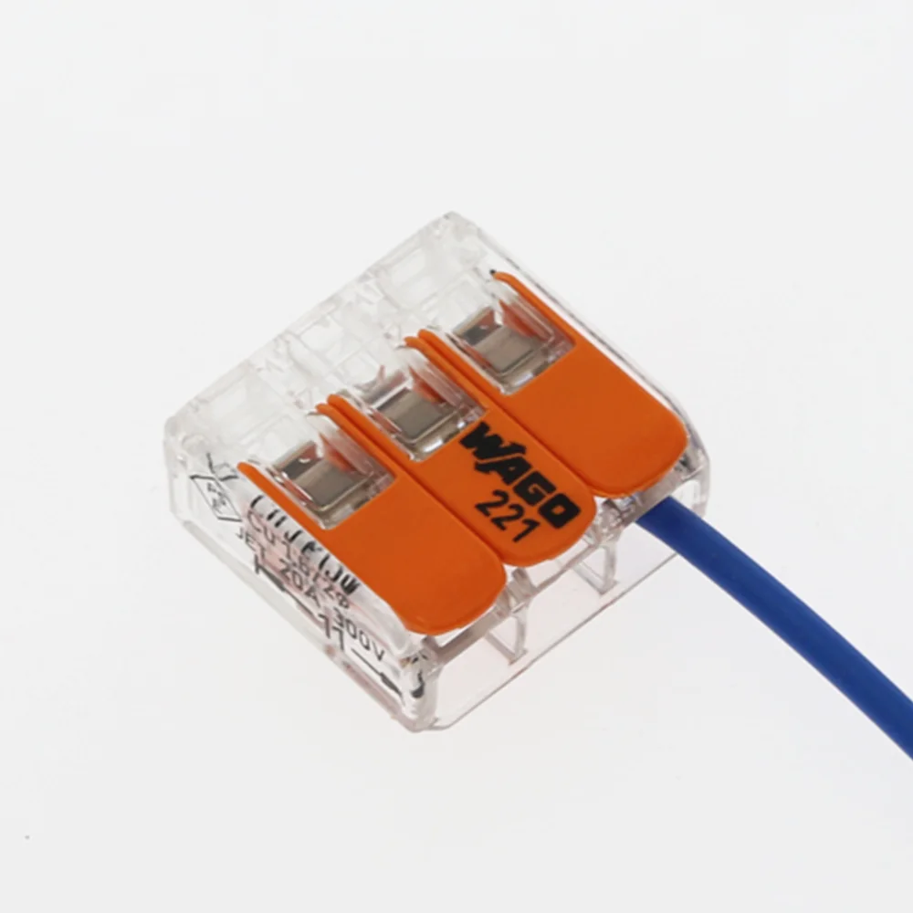 10 шт. универсальный компактный соединитель для проводов 221 413 32A/450V|Соединители| |