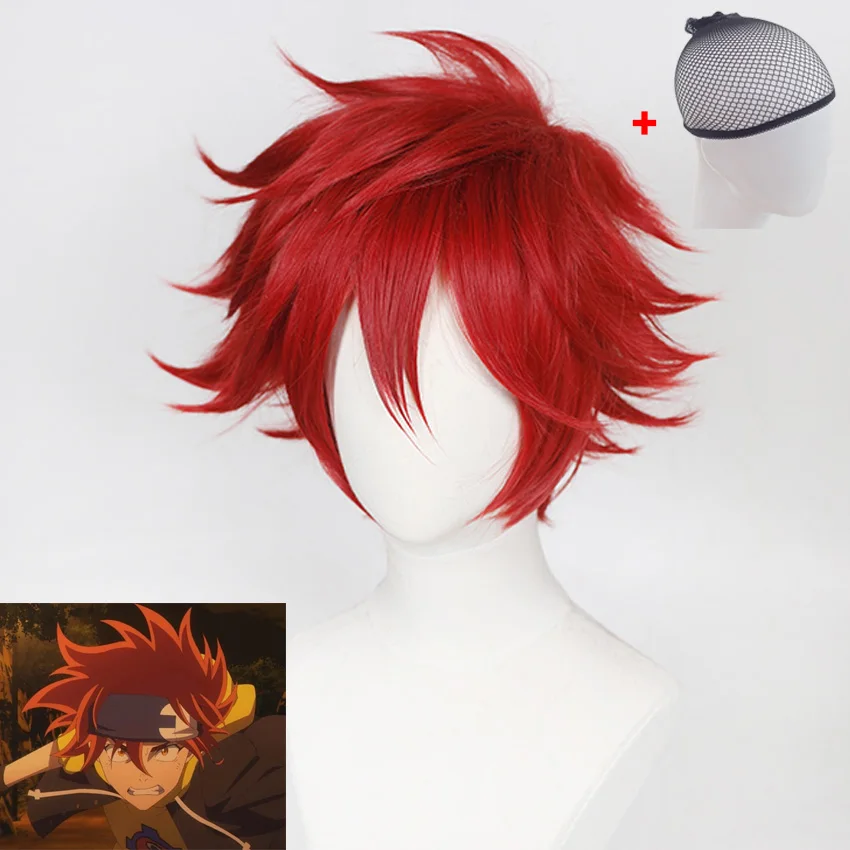 Reki Kyan Cosplay Costume Anime Sk8 The Infinity Jack Suit Hoodie Red Wig Pants Headdress Accessories Men Women SK∞ Uniform |