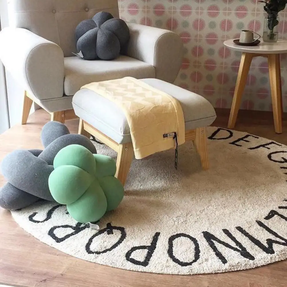 26 букв вязаный крючком круглый коврик игровой палатка для детей украшение дома