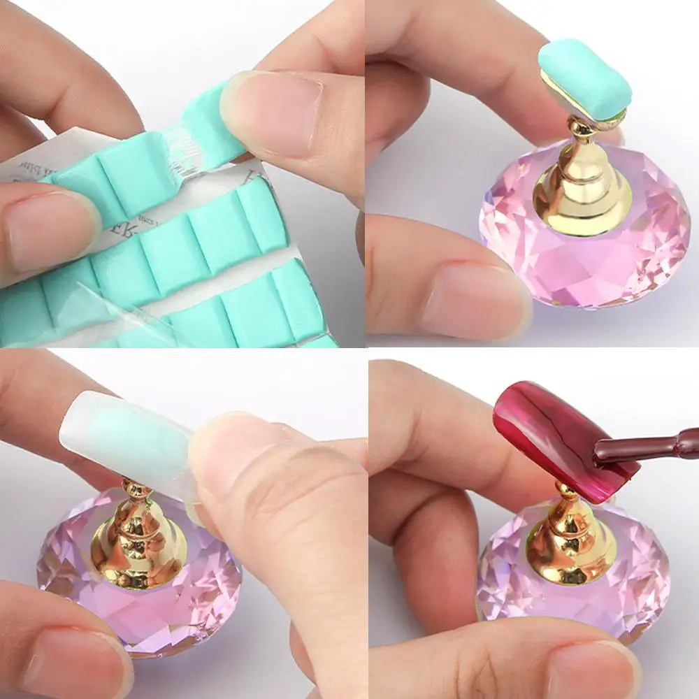 Клей для ногтей 96 шт. пластилин фиксации типсов многоразовая клеевая глина