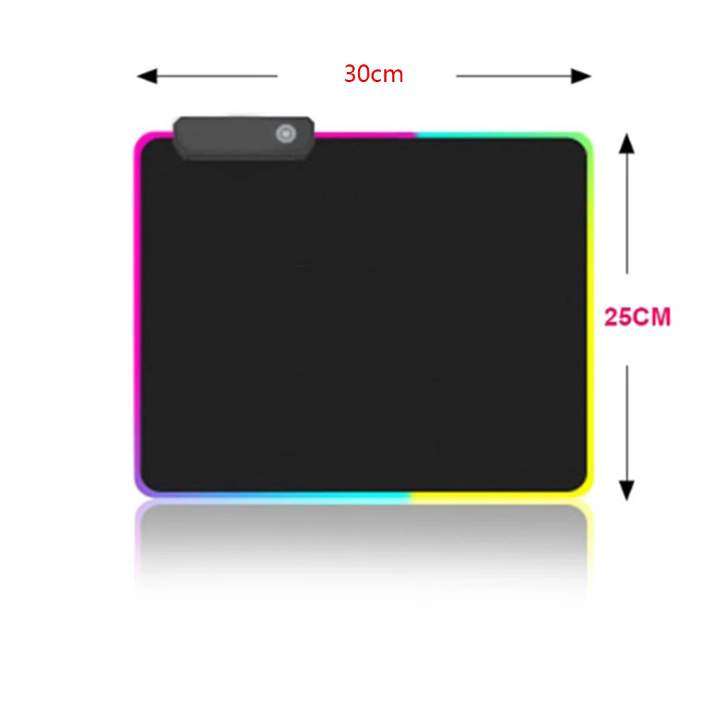 LGB Gaming Mouse Pad Lighting Modes Glowing Mat Non-slip Rubber Bottom For keyboard Desk Mat Mause