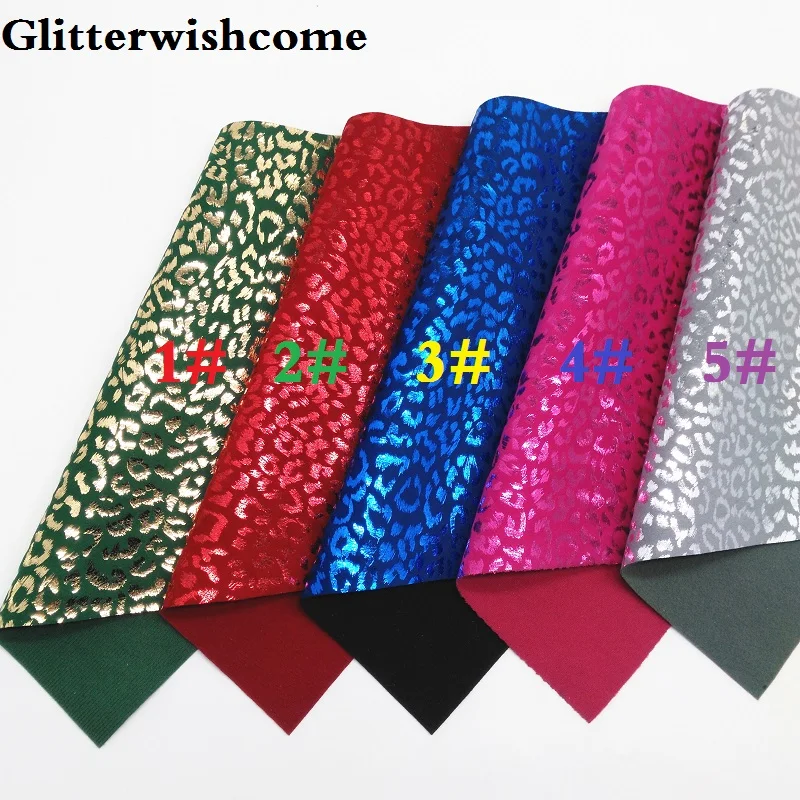 Ткань из искусственной кожи Glitterwishcome 21 х29 см Размер A4 Vinil Para Lazos листы ткань с