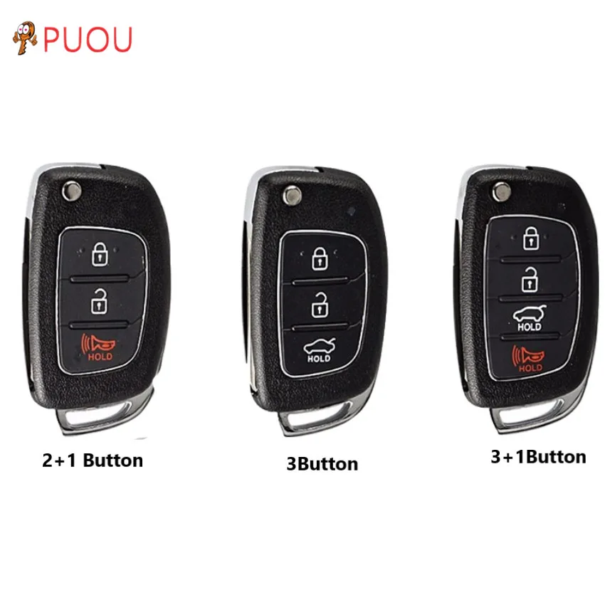 Чехол для брелка с 3 кнопками дистанционного управления откидной складной чехол