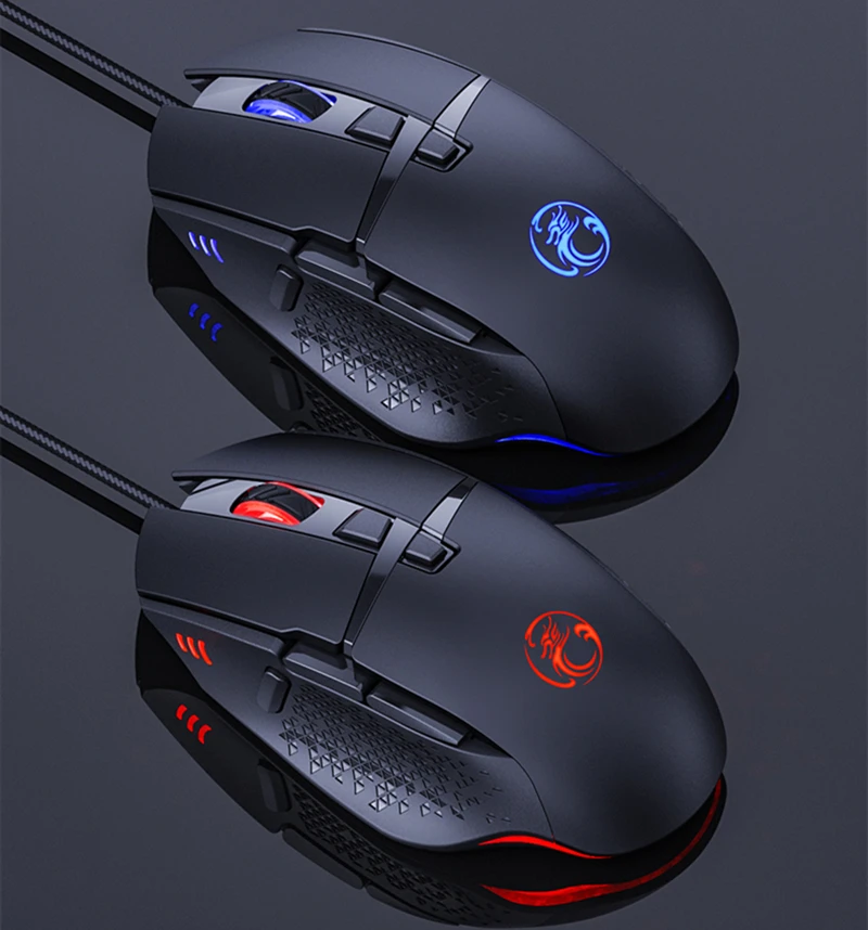 Мышь Компьютерная проводная 8 кнопок 8D 7200 DPI USB LED | Компьютеры и офис