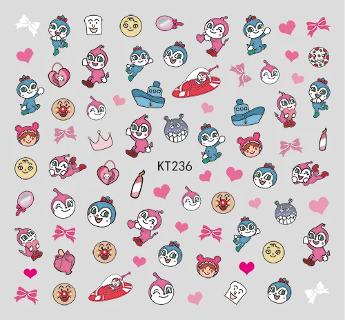 

Kt232-254 Children Cartoon Cute Animal Lollipop Manicure Sticker