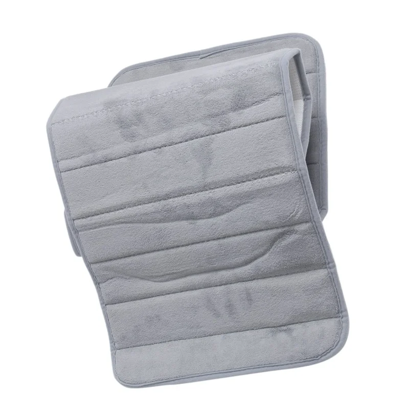 

HOT-120x40cm Absorbent Nonslip Memory Foam Kitchen Bedroom Door Floor Mat Rug Carpet Gray
