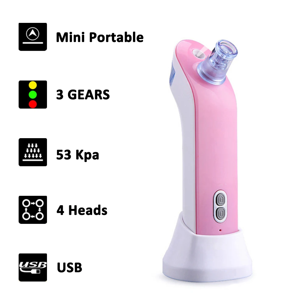 Профессиональный вакуумный отпариватель для удаления черных точек очиститель