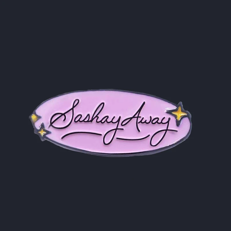 Броши MIDY с надписью Sashay Away броши булавки RuPaul Drag Race Katya ЛГБТ RPDR звезда