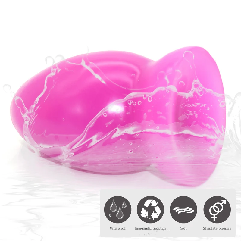 Анальная пробка SMMQ анальная в форме манго мягкие анальные шарики толстые