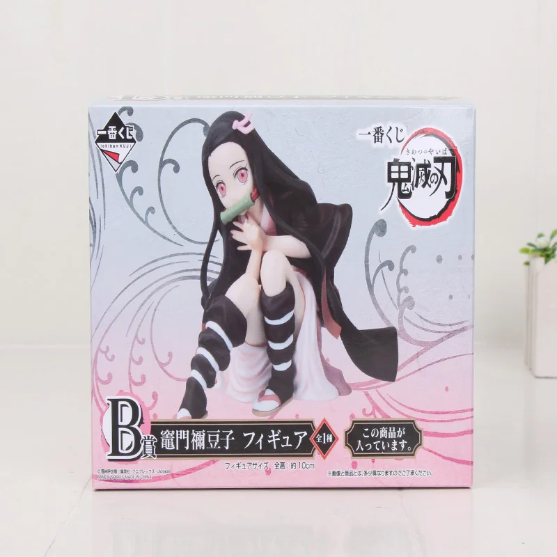 10 in box 16 см японского аниме демон убийца Kimetsu no Yaiba фигурка Kamado Tanjirou Nezuko ПВХ фигурка модель воина Фигурки игрушки подарки - Цвет: 10 in box