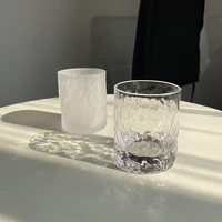japanese handmade glass water cup home restaurant bar crystal brandy whiskey glass thickened high quality drinkware