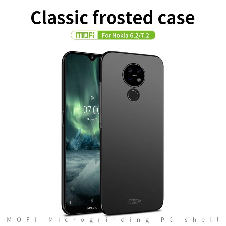 MOFI для Nokia 6,2/7,2 Чехол Жесткий ПК пластик ультра тонкий чехол для телефона для Nokia6.2 Nokia7.2 крышка защитный экран