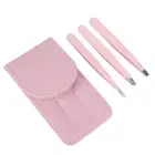 3 предмета Профессиональный Нержавеющаясталь для бровей Пинцет из нержавеющей стали набор волос удаление бровей щипцы ножницы Косметика для макияжа инструменты