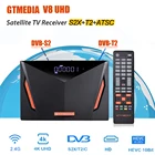 Спутниковый ресивер Gtmedia V8 UHD 4k DVB S2, встроенный Wi-Fi, поддержка H.265 DVB-SS2S2X + TT2CableATSC-CISDBT VS V8X