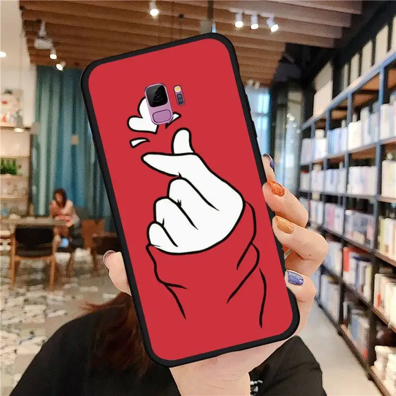 

Colorful Love Heart Phone Case For Samsung galaxy S 7 8 9 10 20 edge A 6 10 20 30 50 51 70 note 10 plus