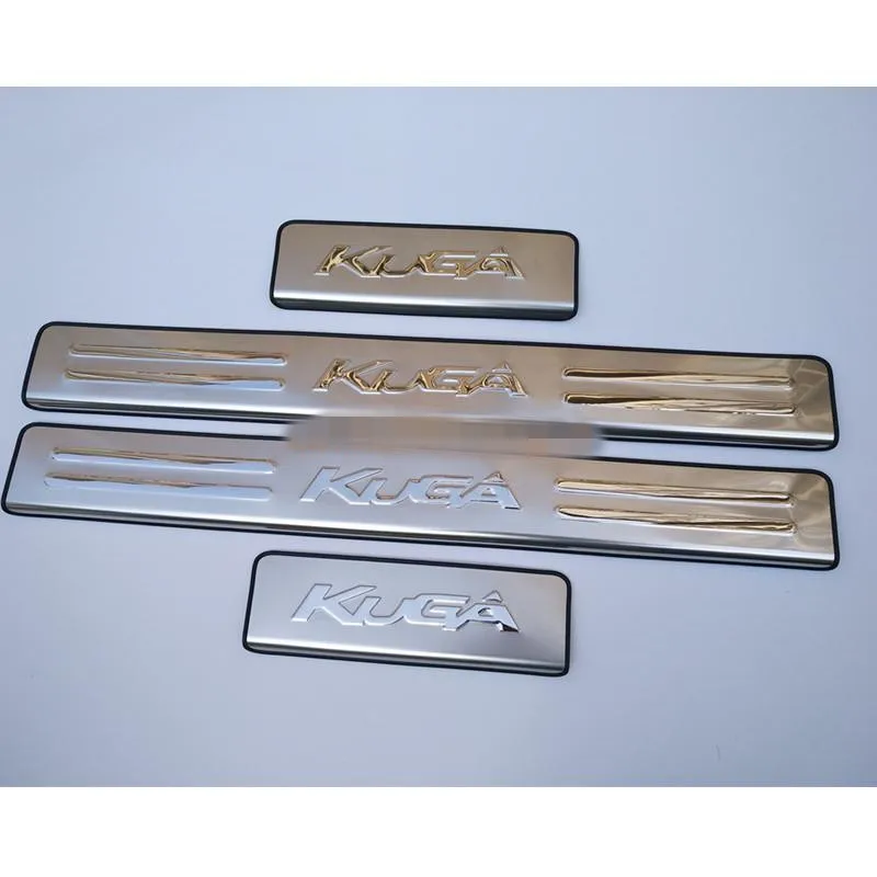 Car accessories Stainless Steel Side Door Scuff Plate Sill Trim Fit For Ford Kuga Escape 2013 2014 2015 2016 2017 2018 | Автомобили и