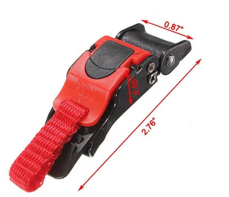 

1x ATV Bike Helmet Clip Chin Strap Quick Release Pull Buckle For Suzuki