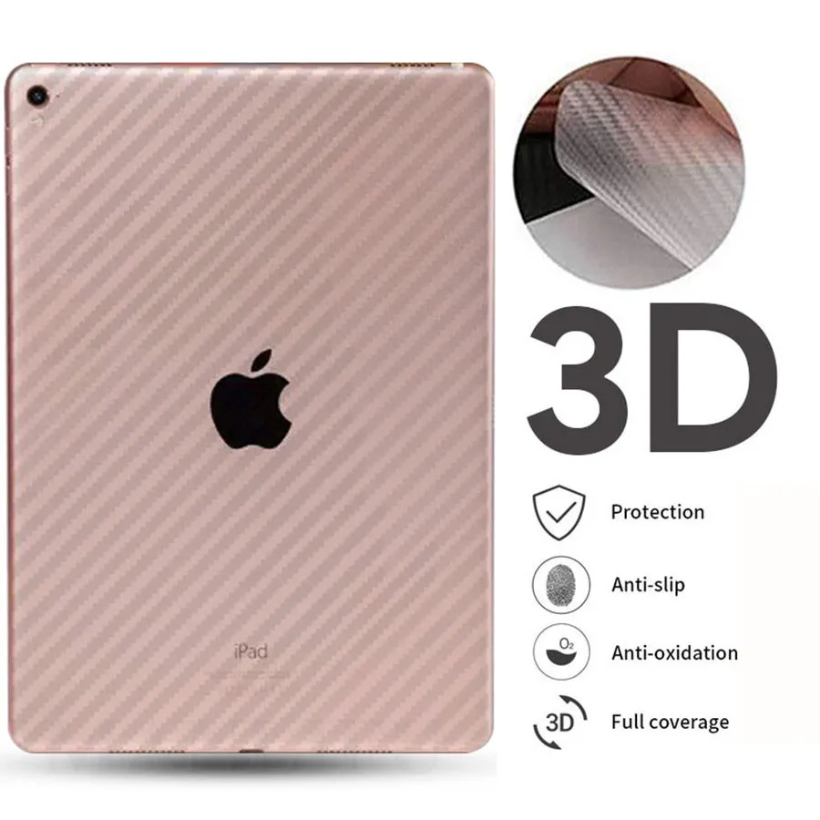 3 шт 3D задняя защитная пленка из углеродного волокна для Apple iPad 10 2 Air 4 Pro 11 12 9 2020 mini 5