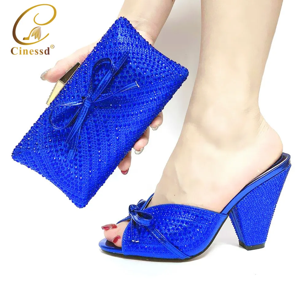 

Nigerian Women Shoes and Bag To Match for Party Latest Italian Shoes with Matching Bags Shoe Designer Luxury Shoes Women 2020
