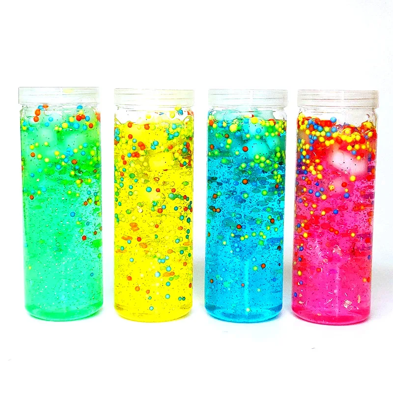 Напрямую от производителя продажи стиль 16 см gao ping Sequin Золотой порошок Хрустальная глина слизь прозрачная слизь цветная глина DIY кто