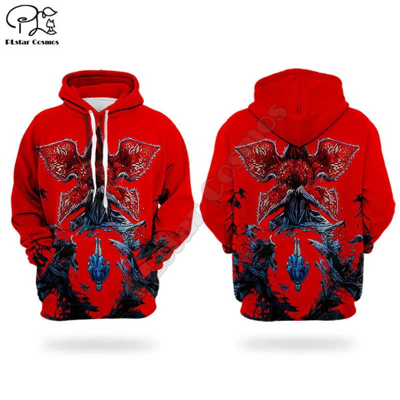 

Strange things 3D printed Hoodies sweatshirts Men Women Fashion Hooded Long Sleeve streetwear Pullover cosplay costumes