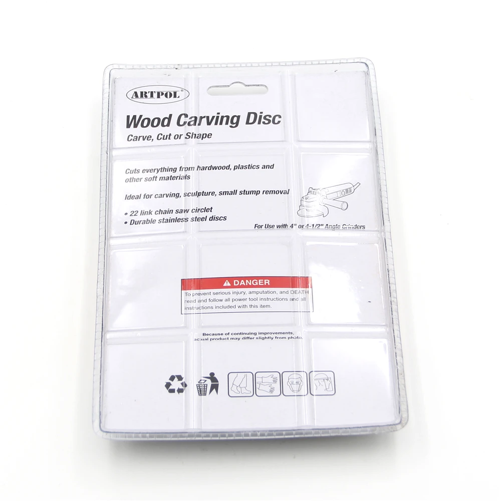 Угловая шлифовальная машина с 4 дюймов 22 зубчатая цепь диск деревообрабатывающий