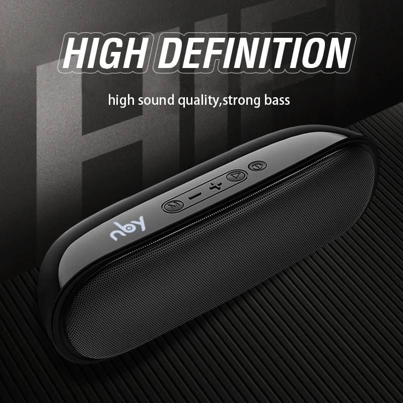 NBY 4070 беспроводной портативный Bluetooth динамик fm радио 3D стерео сабвуфер 10 вт