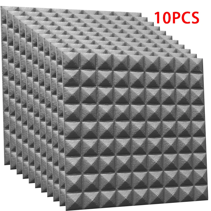 10 шт. пенопластовые 3D кирпичные настенные наклейки Самоклеящиеся DIY обои плитка настенные наклейки для панели фон Декор для спальни