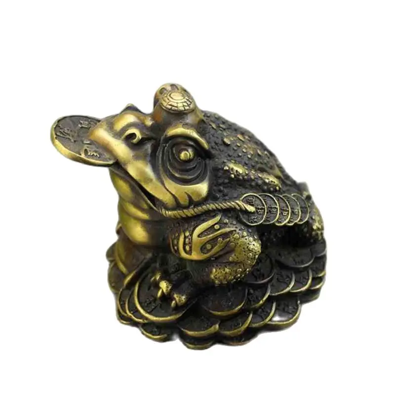 

Ancient bronze toads and golden toads send money to the city and transform the house into feng shui ornaments.