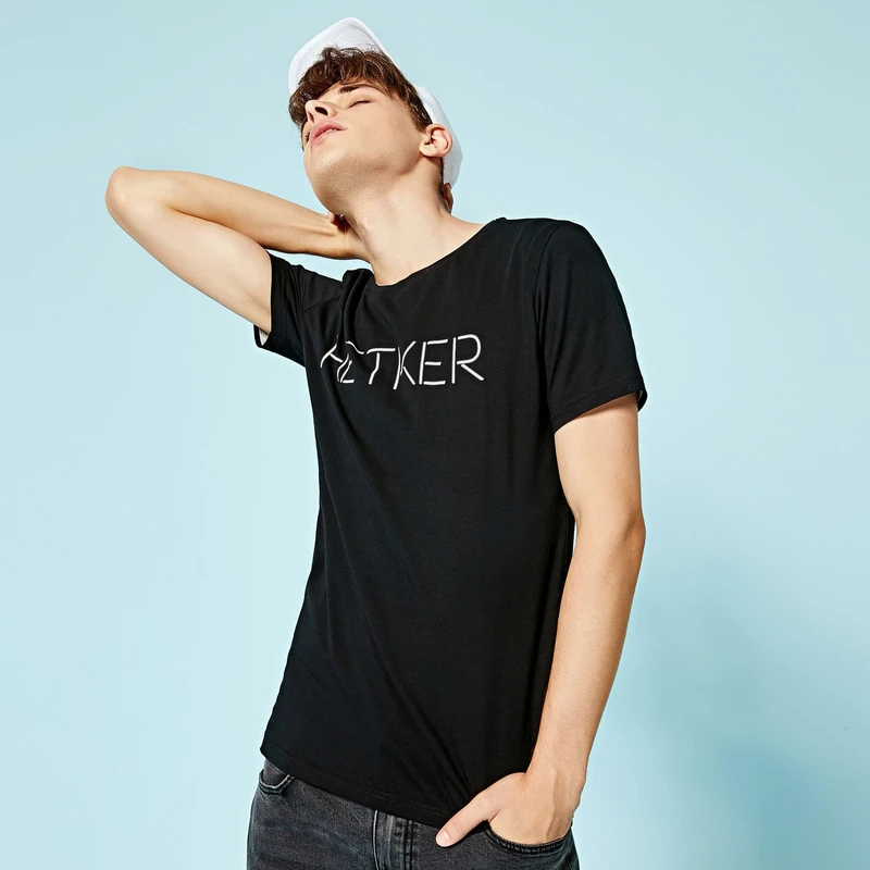 Мужская футболка с коротким рукавом SEMIR летняя размера плюс 2019|Мужские футболки| |