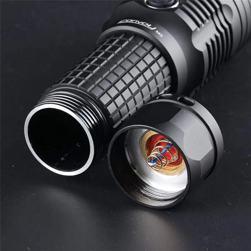 Convoy M3 XHP70.2 4300LM Высокий люмен портативный фонарик встроенная защита температуры