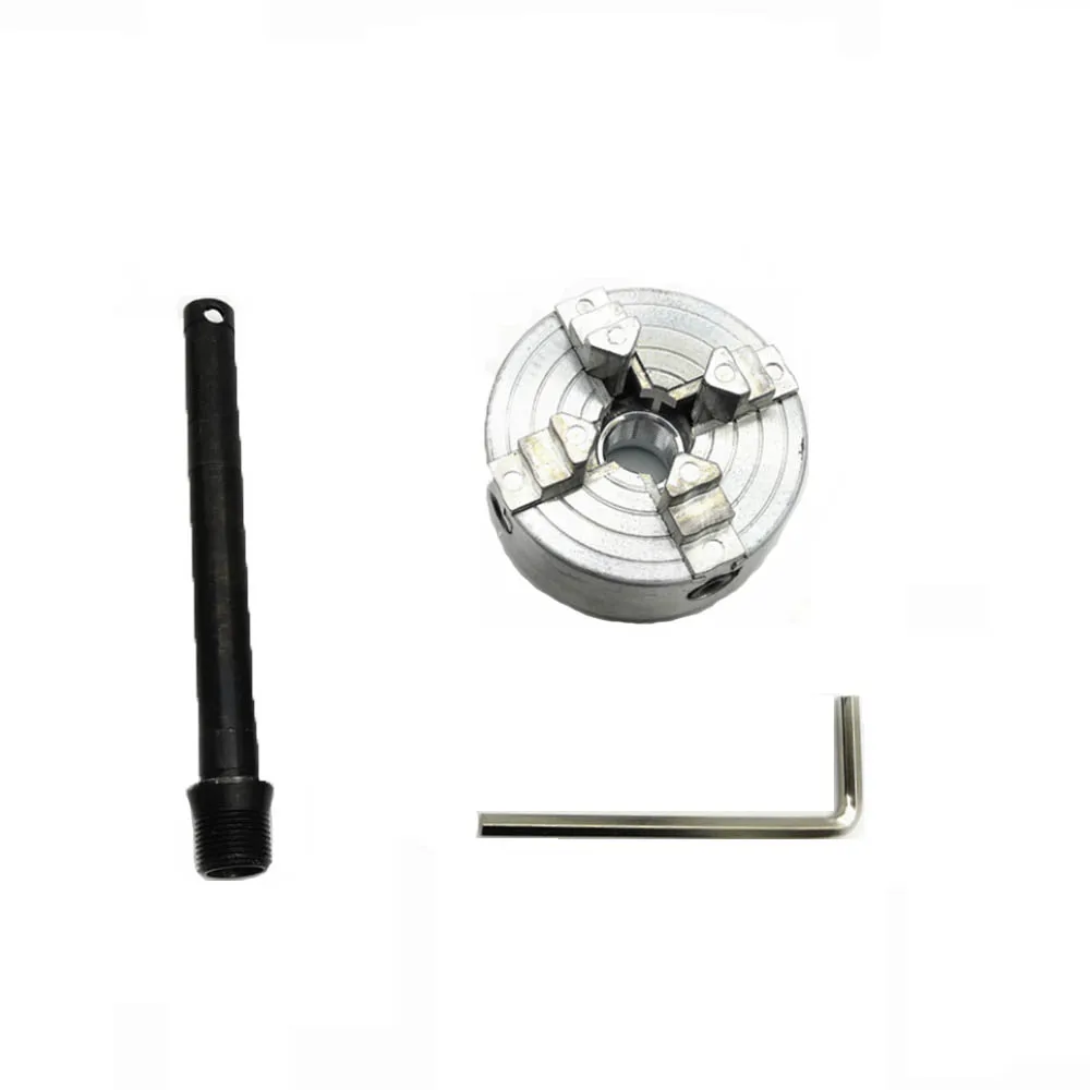 Четырехкулачковый патрон Z011A для металлического мини токарного станка m12x1mmthread 1 8