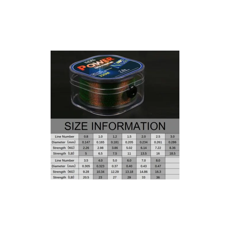 

220 Meters Fluorocarbon Coated Fishing Line Spotted Line Monofilament Nylon Japan Invisible Speckle Carp Fishing Line -40