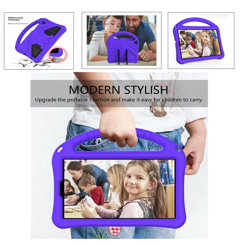 

Kids Shockproof EVA Cover Handle Stand Case For Samsung Tab A T280 T230 T210 P3200 T290 T220 T510 T500 T720 T860 P610